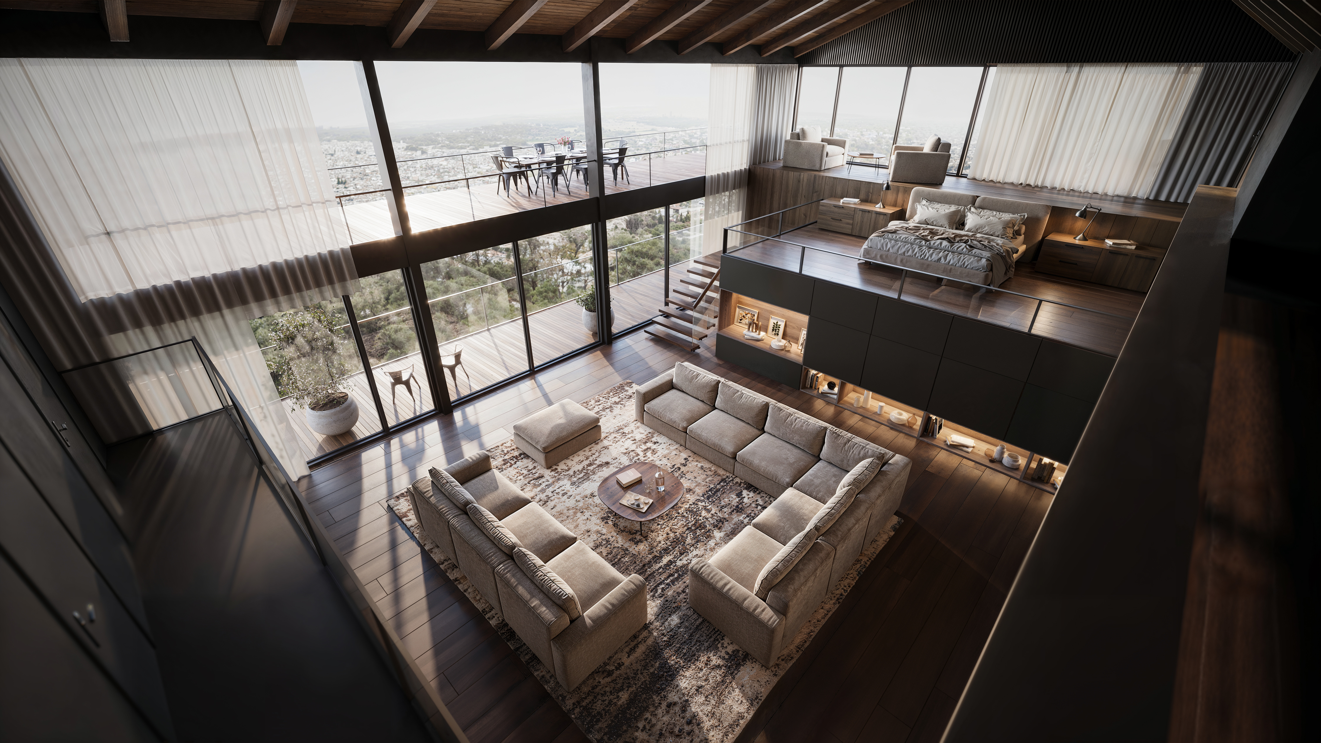 Funkcjonalny salon z dobrze zaplanowanym układem mebli